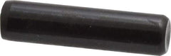 Holo-Krome - 3/8" Diam x 1-1/2" Pin Length Grade 8 Alloy Steel Standard Dowel Pin - Black Luster Finish, C 47-58 & C 60 (Surface) Hardness, 1 Beveled & 1 Rounded End - Industrial Tool & Supply