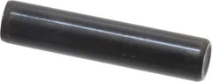 Holo-Krome - 3/8" Diam x 1-3/4" Pin Length Grade 8 Alloy Steel Standard Dowel Pin - Black Luster Finish, C 47-58 & C 60 (Surface) Hardness, 1 Beveled & 1 Rounded End - Industrial Tool & Supply