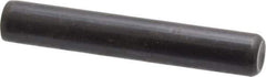 Holo-Krome - 3/8" Diam x 2-1/4" Pin Length Grade 8 Alloy Steel Standard Dowel Pin - Black Luster Finish, C 47-58 & C 60 (Surface) Hardness, 1 Beveled & 1 Rounded End - Industrial Tool & Supply