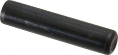 Holo-Krome - 7/16" Diam x 2" Pin Length Grade 8 Alloy Steel Standard Dowel Pin - Black Luster Finish, C 47-58 & C 60 (Surface) Hardness, 1 Beveled & 1 Rounded End - Industrial Tool & Supply