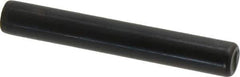 Holo-Krome - 7/16" Diam x 3" Pin Length Grade 8 Alloy Steel Standard Dowel Pin - Black Luster Finish, C 47-58 & C 60 (Surface) Hardness, 1 Beveled & 1 Rounded End - Industrial Tool & Supply