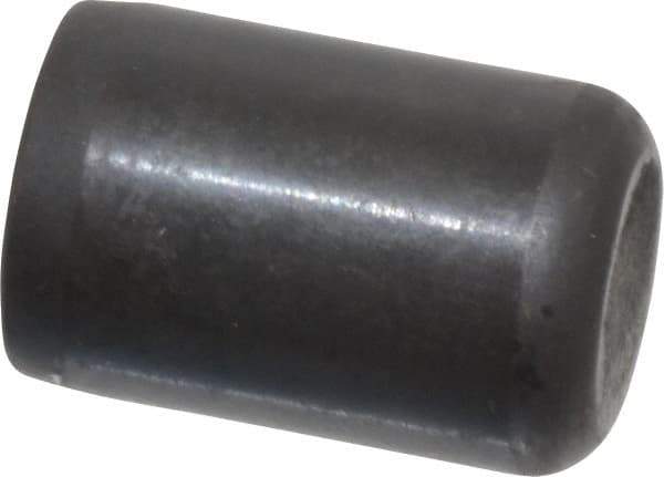 Holo-Krome - 1/2" Diam x 3/4" Pin Length Grade 8 Alloy Steel Standard Dowel Pin - Black Luster Finish, C 47-58 & C 60 (Surface) Hardness, 1 Beveled & 1 Rounded End - Industrial Tool & Supply