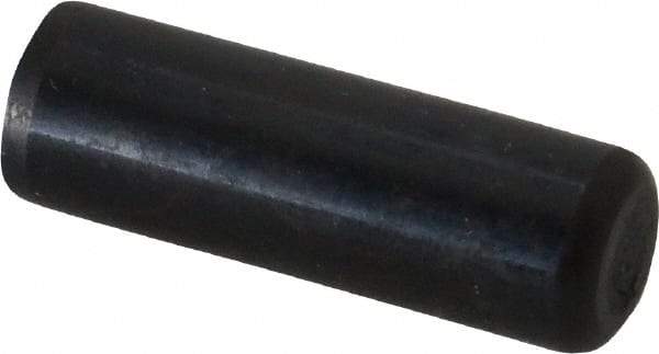 Holo-Krome - 1/2" Diam x 1-1/2" Pin Length Grade 8 Alloy Steel Standard Dowel Pin - Black Luster Finish, C 47-58 & C 60 (Surface) Hardness, 1 Beveled & 1 Rounded End - Industrial Tool & Supply