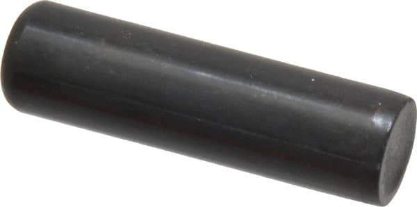 Holo-Krome - 1/2" Diam x 1-3/4" Pin Length Grade 8 Alloy Steel Standard Dowel Pin - Black Luster Finish, C 47-58 & C 60 (Surface) Hardness, 1 Beveled & 1 Rounded End - Industrial Tool & Supply