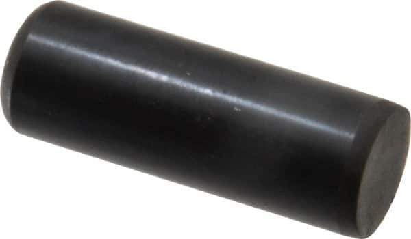 Holo-Krome - 5/8" Diam x 1-3/4" Pin Length Grade 8 Alloy Steel Standard Dowel Pin - Black Luster Finish, C 47-58 & C 60 (Surface) Hardness, 1 Beveled & 1 Rounded End - Industrial Tool & Supply