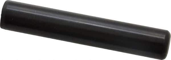 Holo-Krome - 5/8" Diam x 3-1/2" Pin Length Grade 8 Alloy Steel Standard Dowel Pin - Black Luster Finish, C 47-58 & C 60 (Surface) Hardness, 1 Beveled & 1 Rounded End - Industrial Tool & Supply