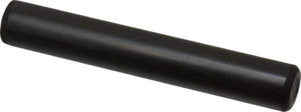 Holo-Krome - 5/8" Diam x 4" Pin Length Grade 8 Alloy Steel Standard Dowel Pin - Black Luster Finish, C 47-58 & C 60 (Surface) Hardness, 1 Beveled & 1 Rounded End - Industrial Tool & Supply