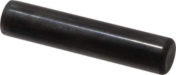 Holo-Krome - 3/4" Diam x 3-1/2" Pin Length Grade 8 Alloy Steel Standard Dowel Pin - Black Luster Finish, C 47-58 & C 60 (Surface) Hardness, 1 Beveled & 1 Rounded End - Industrial Tool & Supply