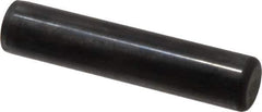 Holo-Krome - 3/4" Diam x 3-1/2" Pin Length Grade 8 Alloy Steel Standard Dowel Pin - Black Luster Finish, C 47-58 & C 60 (Surface) Hardness, 1 Beveled & 1 Rounded End - Industrial Tool & Supply