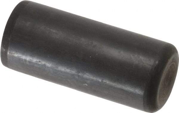 Holo-Krome - 7/8" Diam x 2" Pin Length Grade 8 Alloy Steel Standard Dowel Pin - Black Luster Finish, C 47-58 & C 60 (Surface) Hardness, 1 Beveled & 1 Rounded End - Industrial Tool & Supply