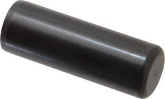 Holo-Krome - 7/8" Diam x 2-1/2" Pin Length Grade 8 Alloy Steel Standard Dowel Pin - Black Luster Finish, C 47-58 & C 60 (Surface) Hardness, 1 Beveled & 1 Rounded End - Industrial Tool & Supply