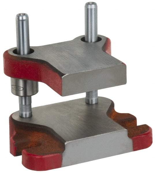 Anchor Danly - 5" Guide Post Length, 1" Die Holder Thickness, 5" Radius, Kick Press Semi Steel Die Set - 6" Overall Width x 4-11/16" Overall Depth - Industrial Tool & Supply