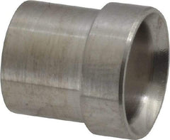 Made in USA - 3/8" Tube OD, 37° Stainless Steel Flared Tube Sleeve - Unthreaded Flare Ends - Industrial Tool & Supply
