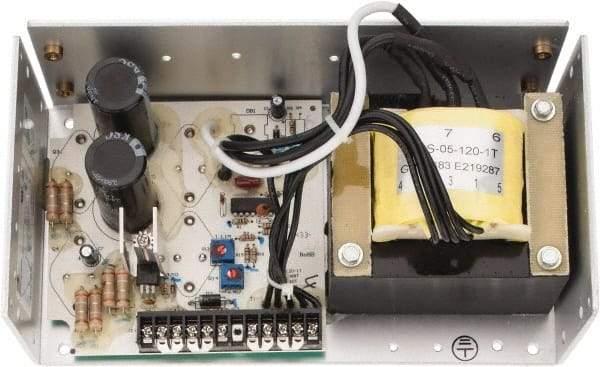 Sola/Hevi-Duty - 60 Watt, 12 Amp, 100 VAC, 120 VAC, 220 VAC, 230 VAC, 240 VAC Input, 5 VDC Output, Power Supply - Screw Terminal Connection, 1 Output, 9 Inch Wide x 2-3/4 Inch Deep x 4.87 Inch High, 32 to 122°F - Industrial Tool & Supply