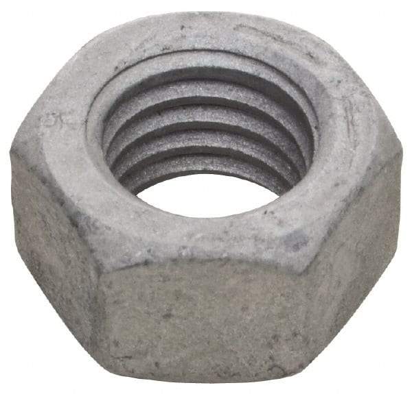 Armor Coat - 3/4-10 UNC Steel Right Hand Hex Nut - 1-1/8" Across Flats, 41/64" High, Armor Coat Finish - Industrial Tool & Supply