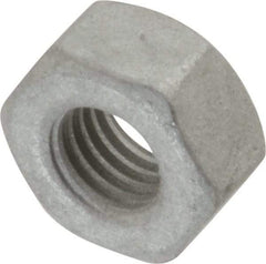 Armor Coat - 1/4-28 UNF Steel Right Hand Hex Nut - 7/16" Across Flats, 7/32" High, Armor Coat Finish - Industrial Tool & Supply