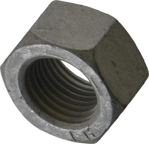 Armor Coat - 1/2-20 UNF Steel Right Hand Hex Nut - 3/4" Across Flats, 7/16" High, Armor Coat Finish - Industrial Tool & Supply