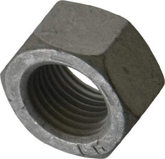 Armor Coat - 1/2-20 UNF Steel Right Hand Hex Nut - 3/4" Across Flats, 7/16" High, Armor Coat Finish - Industrial Tool & Supply