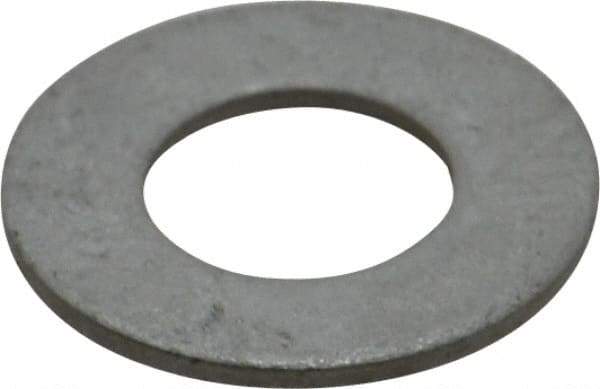 Armor Coat - 7/16" Screw, Grade 8 Alloy Steel SAE Flat Washer - 15/32" ID x 59/64" OD, 0.05" Thick - Industrial Tool & Supply