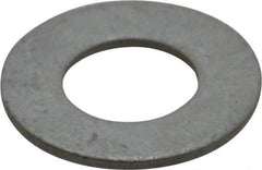 Armor Coat - 7/16" Screw, Grade 8 Alloy Steel SAE Flat Washer - 15/32" ID x 59/64" OD, 0.05" Thick - Industrial Tool & Supply