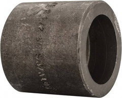 Made in USA - Size 3/4 x 1/2", Class 3,000, Forged Carbon Steel Black Pipe Reducing Coupling - 3,000 psi, Socket Weld End Connection - Industrial Tool & Supply