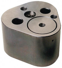 Dayton Lamina - 1/4" Shank Diam, 1-3/4" Base Length x 1.72" Base Width x 1-1/4" Base Height, 5/16-18 Thread, Alloy Steel Mold Punch Retainer - 1/8" Dowel Diam, 3/4" Length Between Dowel & Screw, 1-1/2" Thread Length, Ball Lock, Light Duty (LRT) Series - Industrial Tool & Supply