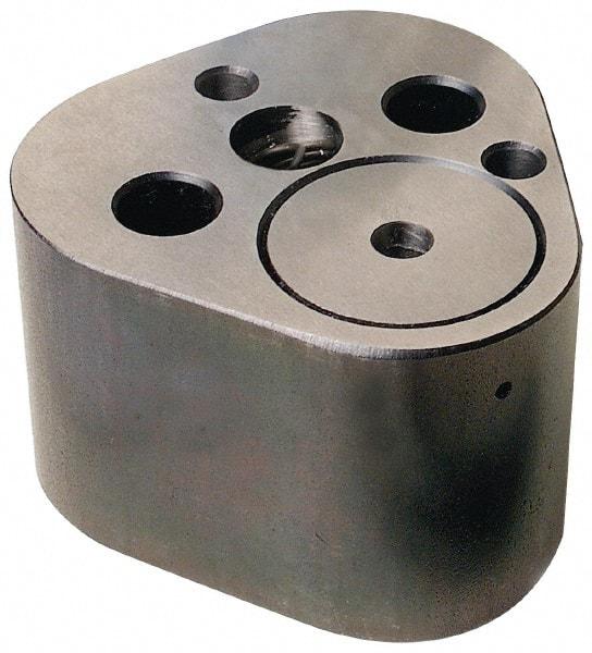 Dayton Lamina - 5/8" Shank Diam, 2-1/8" Base Length x 2-3/32" Base Width x 1-1/4" Base Height, 3/8-16 Thread, Alloy Steel Mold Punch Retainer - 1/4" Dowel Diam, 3/4" Length Between Dowel & Screw, 1-1/2" Thread Length, Ball Lock, Light Duty (LRT) Series - Industrial Tool & Supply