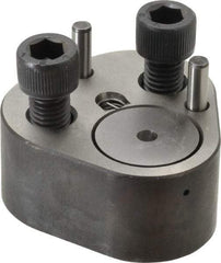 Dayton Lamina - 1" Shank Diam, 2-3/4" Base Length x 2.72" Base Width x 1-1/4" Base Height, 1/2-13 Thread, Alloy Steel Mold Punch Retainer - 1/4" Dowel Diam, 15/16" Length Between Dowel & Screw, 1-3/4" Thread Length, Ball Lock, Light Duty (LRT) Series - Industrial Tool & Supply