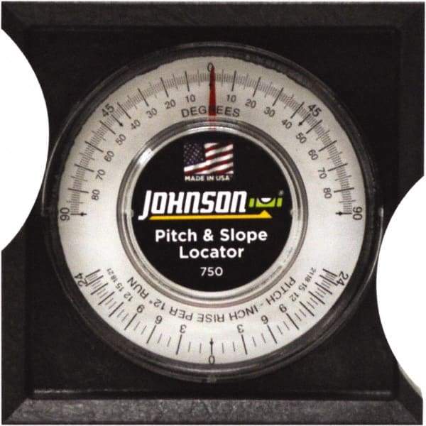 Johnson Level & Tool - (4) 90° Measuring Range, Protractor - Accuracy Up to 0.30° - Industrial Tool & Supply