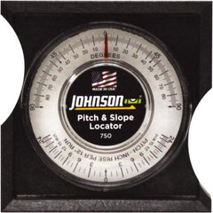 Johnson Level & Tool - (4) 90° Measuring Range, Protractor - Accuracy Up to 0.30° - Industrial Tool & Supply