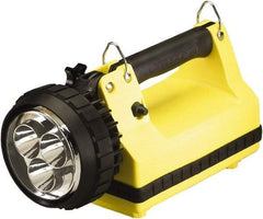 Streamlight - White LED Bulb, 540 Lumens, Spotlight/Lantern Flashlight - Yellow Plastic Body, 1 6V Battery Included - Industrial Tool & Supply