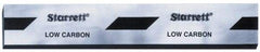 Starrett - 24 x 1 x 3/8 Inch, AISI Type C1018, Low Carbon Steel Flat Stock - + 0.625 Inch Long Tolerance, + 0.000-0.005 Inch Wide Tolerance, +/- 0.001 Inch Thickness and Square Tolerance - Industrial Tool & Supply