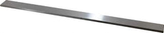 Starrett - 18" Long x 1-1/4" Wide x 1/4" Thick, AISI Type O1, Tool Steel Oil-Hardening Flat Stock - + 1/4" Long Tolerance, - 0 - 0.005" Wide Tolerance, +/- 0.001" Thick Tolerance - Industrial Tool & Supply