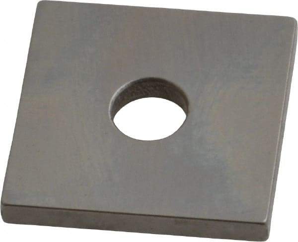 Mitutoyo - 0.115" Square Steel Gage Block - Accuracy Grade 0, Includes Certificate of Inspection - Industrial Tool & Supply
