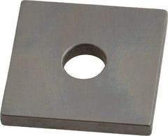 Mitutoyo - 0.115" Square Steel Gage Block - Accuracy Grade 0, Includes Certificate of Inspection - Industrial Tool & Supply