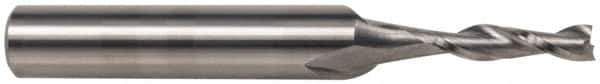 Onsrud - 5/16" Cutting Diam x 1-1/8" Length of Cut, 2 Flute, Upcut Spiral Router Bit - Uncoated, Left Hand Cut, Solid Carbide, 3" OAL x 1/2" Shank Diam, Double Edge, 30° Helix Angle - Industrial Tool & Supply