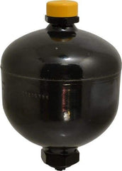 Parker - 60 Lb. Capacity, 3,045 psi Max Working Pressure, 7.09" High, Hydrin Diaphragm Accumulator - 5.36" Diam, 8 SAE Port Thread - Industrial Tool & Supply