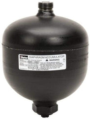Parker - 85 Lb. Capacity, 3,620 psi Max Working Pressure, 7.95" High, Hydrin Diaphragm Accumulator - 5.98" Diam, 8 SAE Port Thread - Industrial Tool & Supply