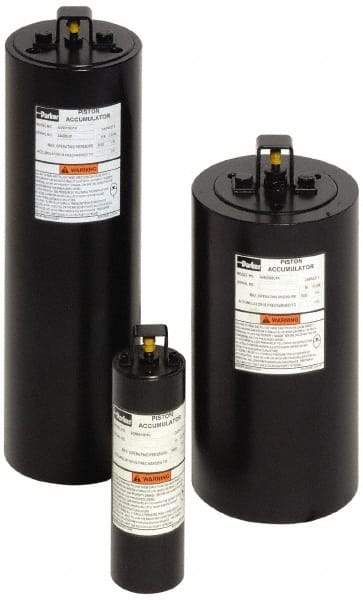 Parker - Piston Accumulators Fluid Capacity: 1 Gallon Fluid Capacity in Cubic Inches: 231 - Industrial Tool & Supply