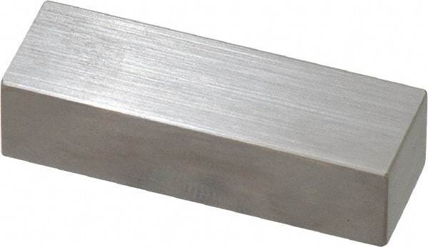 Mitutoyo - 0.45" Rectangular Steel Gage Block - Accuracy Grade AS-1, Includes Certificate of Inspection - Industrial Tool & Supply