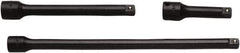 SK - 3/8" Drive Socket Impact Extension Set - 3 Pieces, Includes 3, 6, 10" Lengths - Industrial Tool & Supply