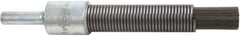 Brush Research Mfg. - 1/2" Brush Diam, End Brush - 1/4" Diam Shank, 1,200 Max RPM - Industrial Tool & Supply
