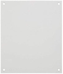 Cooper B-Line - 32-7/8" OAW x 32-7/8" OAH Powder Coat Finish Electrical Enclosure Flanged Panel - 36" x 36" Box, 12 Gauge Steel, Use with 363612-12/36368-12 - Industrial Tool & Supply