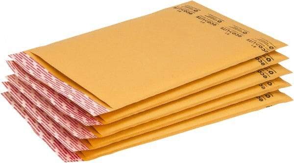 Made in USA - 12" Long x 7-1/4" Wide Peel-Off Self-Seal Jiffylite Bubble Cushioned Mailer - Industrial Tool & Supply