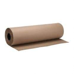 Made in USA - 900' Long x 30" Wide Roll of Recycled Kraft Paper - 8-1/2" OD, 40 Lb Paper Weight, 33 Lb per Roll - Industrial Tool & Supply