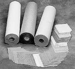Made in USA - 900' Long x 60" Wide Roll of Recycled Kraft Paper - 8-1/2" OD, 40 Lb Paper Weight, 66 Lb per Roll - Industrial Tool & Supply