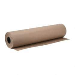 Made in USA - 900' Long x 36" Wide Roll of Recycled Kraft Paper - 8-1/2" OD, 40 Lb Paper Weight, 40 Lb per Roll - Industrial Tool & Supply