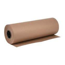 Made in USA - 720' Long x 24" Wide Roll of Recycled Kraft Paper - 8-1/2" OD, 50 Lb Paper Weight, 26 Lb per Roll - Industrial Tool & Supply