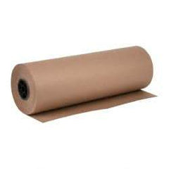 Made in USA - 720' Long x 24" Wide Roll of Recycled Kraft Paper - 8-1/2" OD, 50 Lb Paper Weight, 26 Lb per Roll - Industrial Tool & Supply