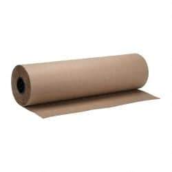 Made in USA - 720' Long x 30" Wide Roll of Recycled Kraft Paper - 8-1/2" OD, 50 Lb Paper Weight, 33 Lb per Roll - Industrial Tool & Supply